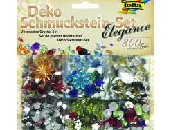 Pierres decoratives folia a coller theme noel sachet de 800 unites