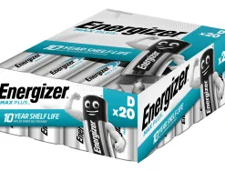 Pies energizer max plus d pack de 20 unites