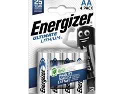 Pile energizer aa ultimate lithium aa blister 4 unités