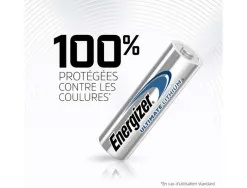 Pile energizer aa ultimate lithium aa blister 4 unités