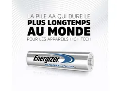 Pile energizer aaa ultimate lithium aaa blister 4 unités