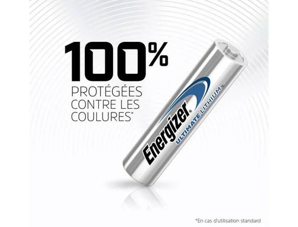 Pile energizer aaa ultimate lithium aaa blister 4 unités