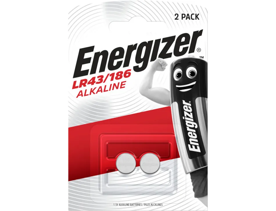 Pile energizer alkaline lr43 blister 2 unites