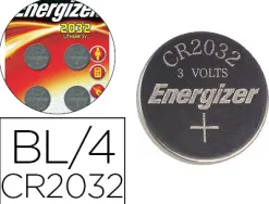Pile energizer cr2032 lithium 3v blister 4 unités