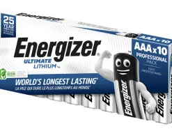 Pile energizer lithium standard aaa / l92 paquet 10 unites