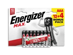 Pile energizer max alcaline lr03 taille aaa blister 16 unites