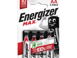 Pile energizer max lr06 taille aa blister 4 unites