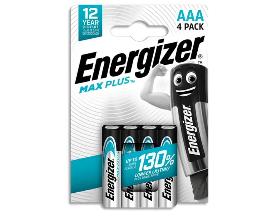 Pile energizer max plus lr03/aaa bp4