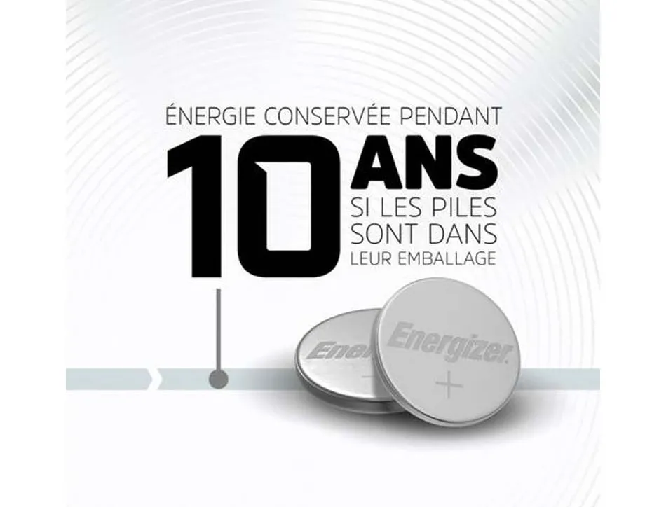 Pile energizer miniature lithium cr2025 blister 4 unites
