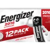 Pile energizer miniature lithium cr2016 blister 12 unites