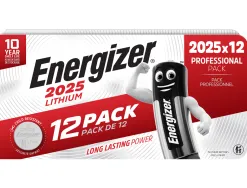 Pile energizer miniature lithium cr2025 blister 12 unites