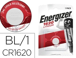 Pile energizer miniature appareils électroniques i.c.e. cr1620 3v blister 1 unité