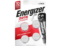 Pile energizer miniature lithium cr2016 blister 4 unites