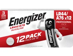 Pile energizer miniature alkaline lr44 blister 12 unites
