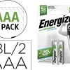 Pile energizer rechargeable extrême hr3 aaa 800 blister 2 unités