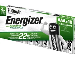 Pile energizer rechargeable aaa / hr3 700 mah paquet 10 unites