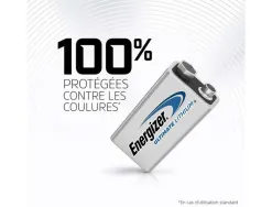 Pile energizer ultimate lithium 9v 6lr61 unité
