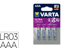 Pile lr03 lithium professional blister de 4