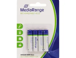 Pile mediarange alcaline aaa rechargeable blister 4 unités