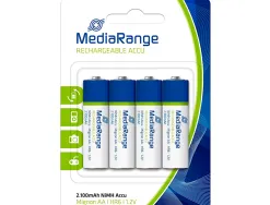 Pile mediarange alcaline aa rechargeable blister 4 unités