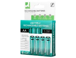 Pile q-connect aa rechargeable usb-c blister 4 unites