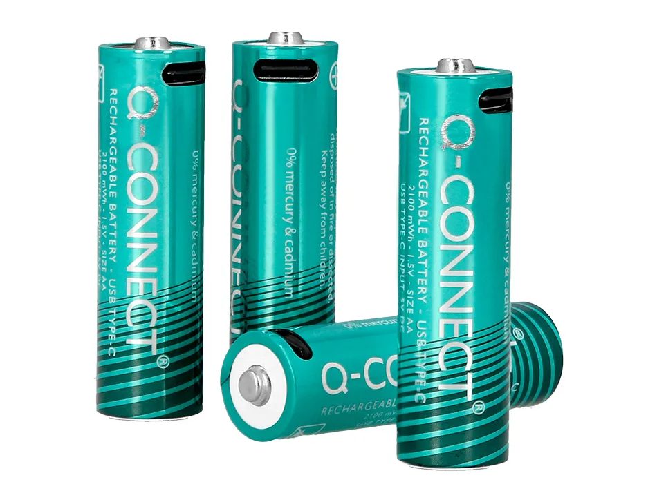 Pile q-connect aa rechargeable usb-c blister 4 unites