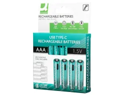 Pile q-connect aaa rechargeable usb-c blister 4 unites