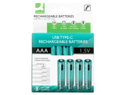 Pile q-connect aaa rechargeable usb-c blister 4 unites