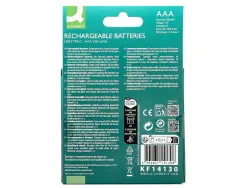 Pile q-connect aaa rechargeable usb-c blister 4 unites