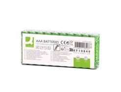 Pile q-connect alcaline aaa lr03 capacité 1.5v pack 20 unités