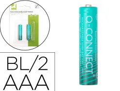 Pile q-connect alcaline aaa rechargeable blister 2 unites