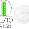 Pile q-connect bouton alcaline lr54 1,5v blister 10 unites
