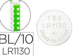 Pile q-connect bouton alcaline lr54 1,5v blister 10 unites