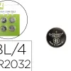 Pile q-connect bouton lithium cr2032 3v blister 4 unites