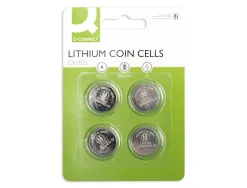 Pile q-connect bouton lithium cr2032 3v blister 4 unites