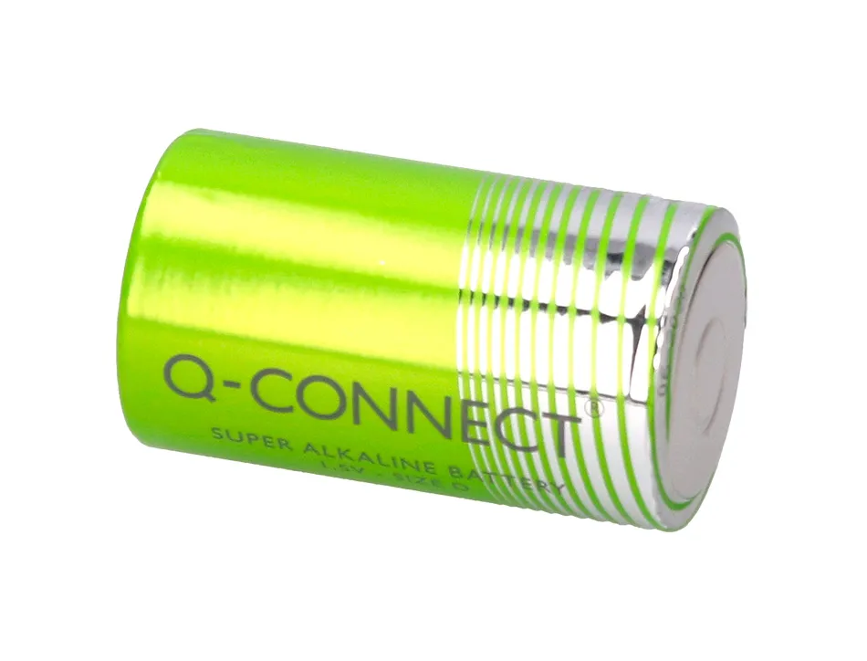 Pile q-connect économique capacité 1.5v i.c.e. lr20 taille d blister 2 unités