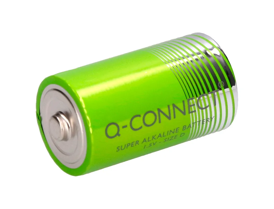 Pile q-connect économique capacité 1.5v i.c.e. lr20 taille d blister 2 unités