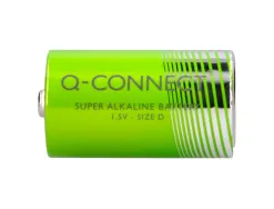 Pile q-connect économique capacité 1.5v i.c.e. lr20 taille d blister 2 unités