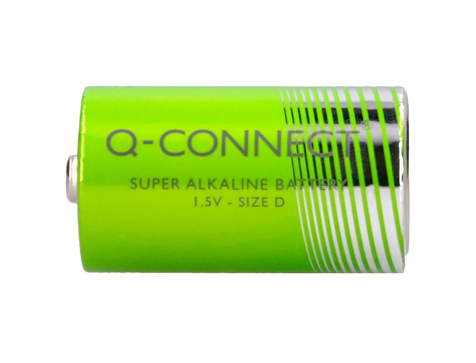 Pile q-connect économique capacité 1.5v i.c.e. lr20 taille d blister 2 unités