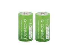 Pile q-connect économique capacité 1.5v i.c.e. lr14 taille c blister 2 unités