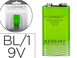 Pile q-connect économique capacité 9v i.c.e. 6lr61 taille 9 v blister 1 unité