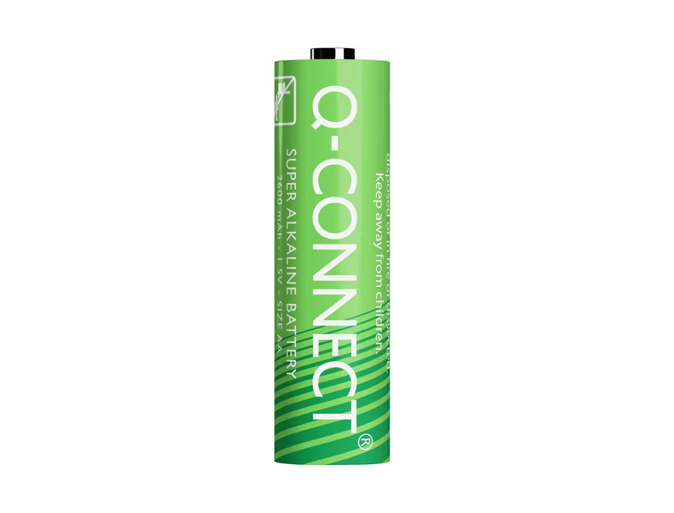 Pile q-connect économique capacité 1.5v i.c.e. lr06 taille aa blister 4 unités
