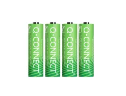 Pile q-connect économique capacité 1.5v i.c.e. lr06 taille aa blister 4 unités