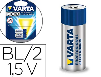 Pile varta alcaline lr1 1,5v blister 2 unites
