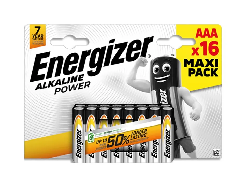 Piles alcalines energizer max lr03 aaa format blister 12 unites