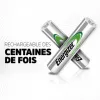 Piles energizer extreme rechargeables aa lr6 2300 mah pack 4