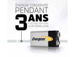 Piles energizer industrial 9v / 6lr61 pack 12