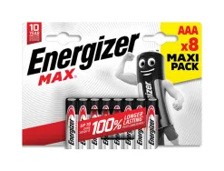 Piles energizer max aaa lr03 blister 8