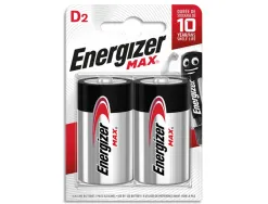 Piles energizer max d lr20 pack 2