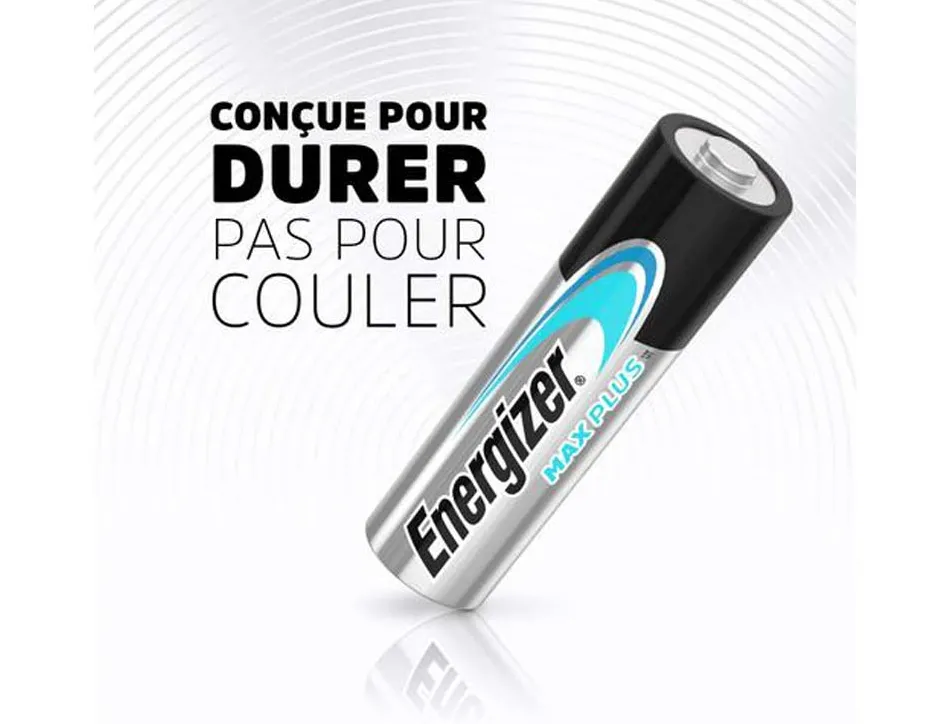 Piles energizer max plus alkaline aa pack de 20 unites